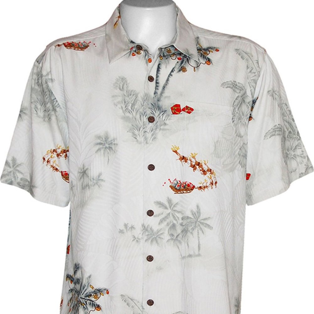 TOMMY BAHAMA MEN'S HOLIDAY BUTTON DOWN NWT